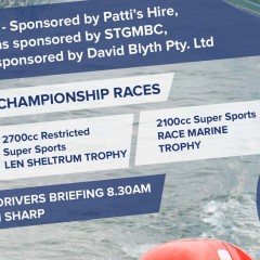 Australian Championships Reminder:- All events to be run at the Speedboat Spectacular!